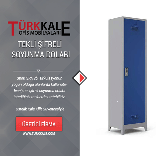 Tam Boy Tek Kapılı Şifreli Soyunma Dolabı